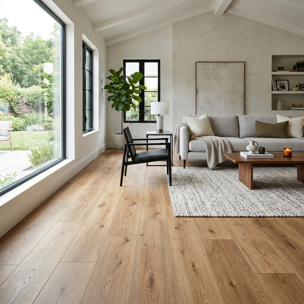 Sol vinyle LVT dans un intérieur moderne